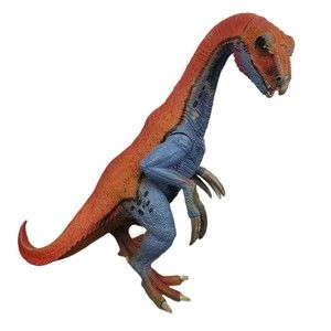 Schleich 2013 THERIZINOSAURUS Movable Jaw Blue Red Dinosaur Realistic Figure 10"